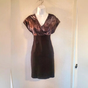 💚5/$25 Banana Republic Silk & Wool Bodice Pencil Sheath Dress Size XS